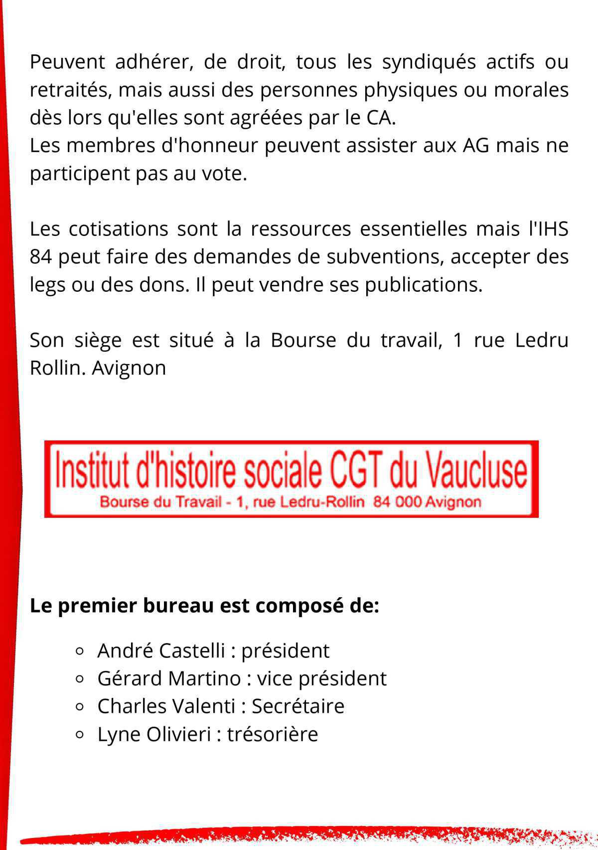 IHS Vaucluse