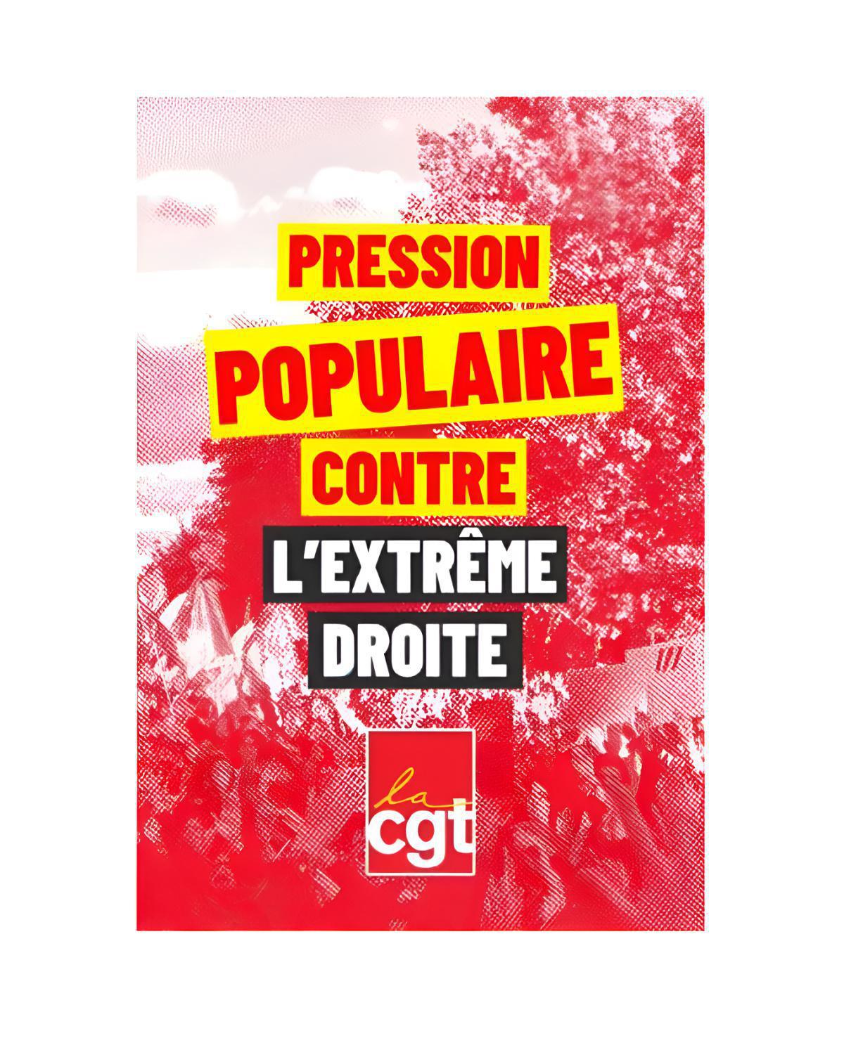 Prise de parole de la Secrétaire de l'UD CGT 84 contre les idées d'extrême droite