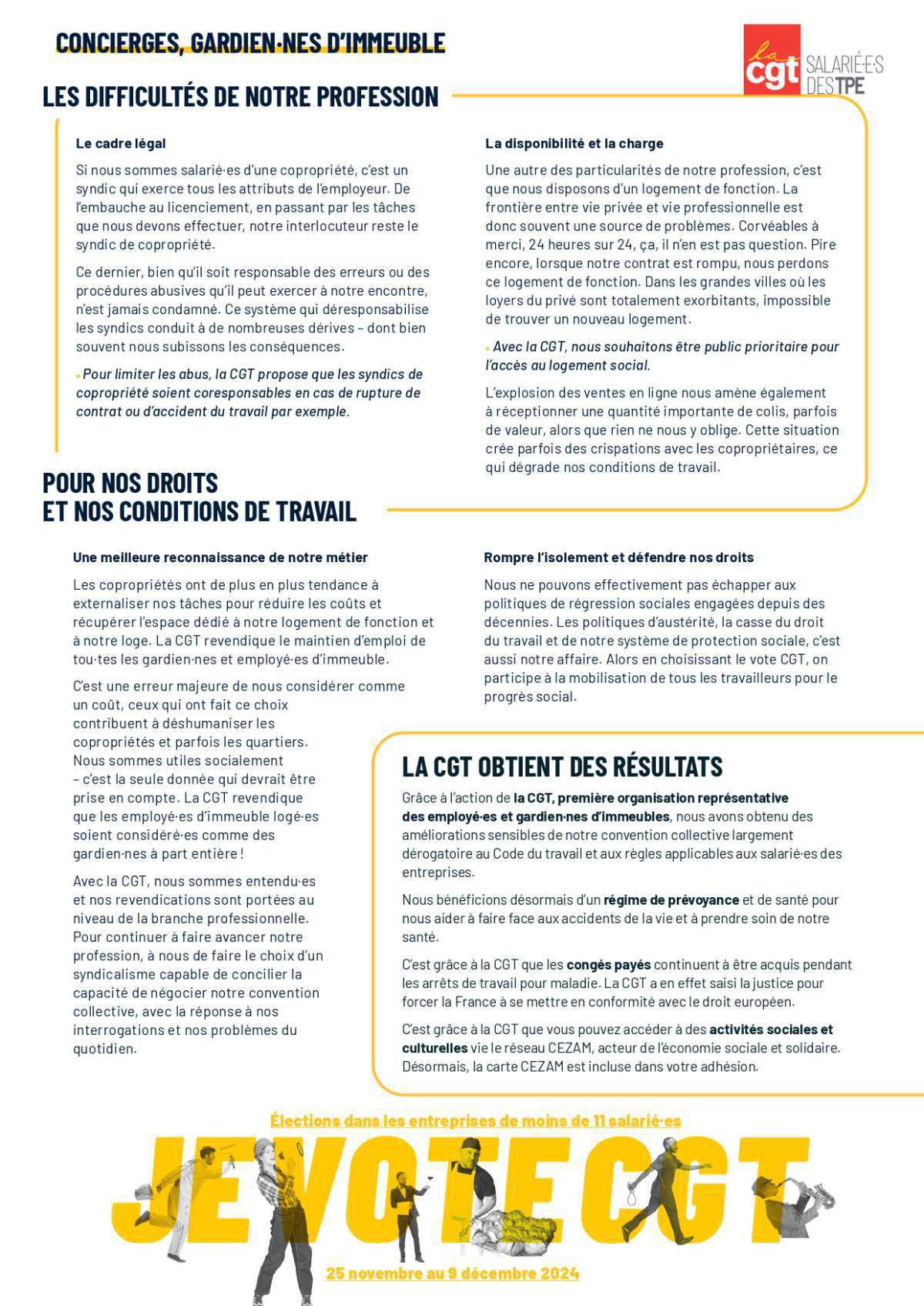 Concierges, gardien.es d'immeuble
