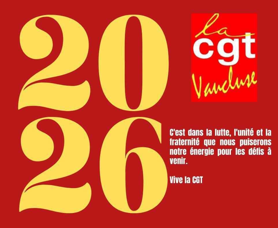 Voeux CGT Vaucluse 2026