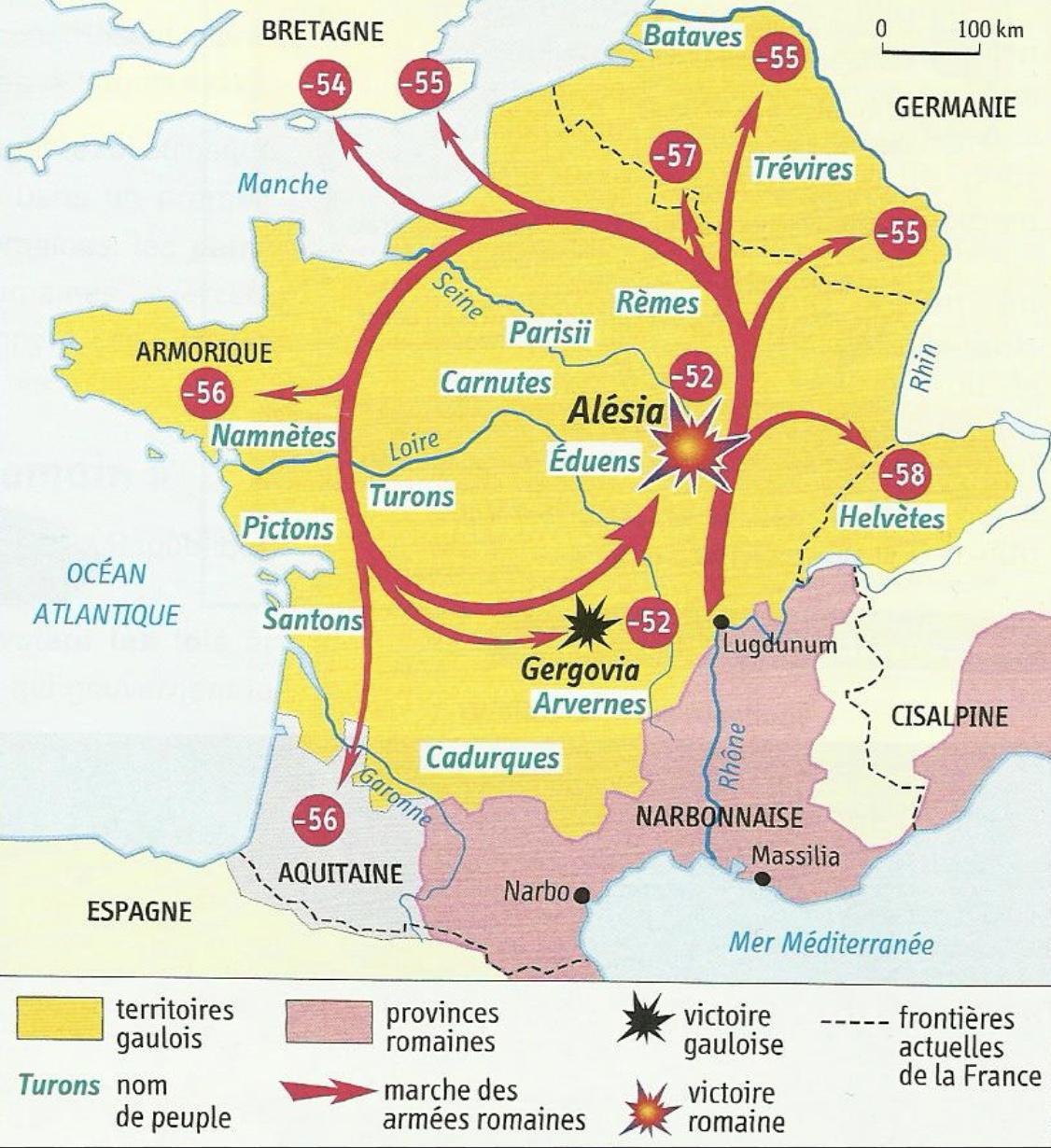 La Guerre des Gaules, une Campagne de 7 ans