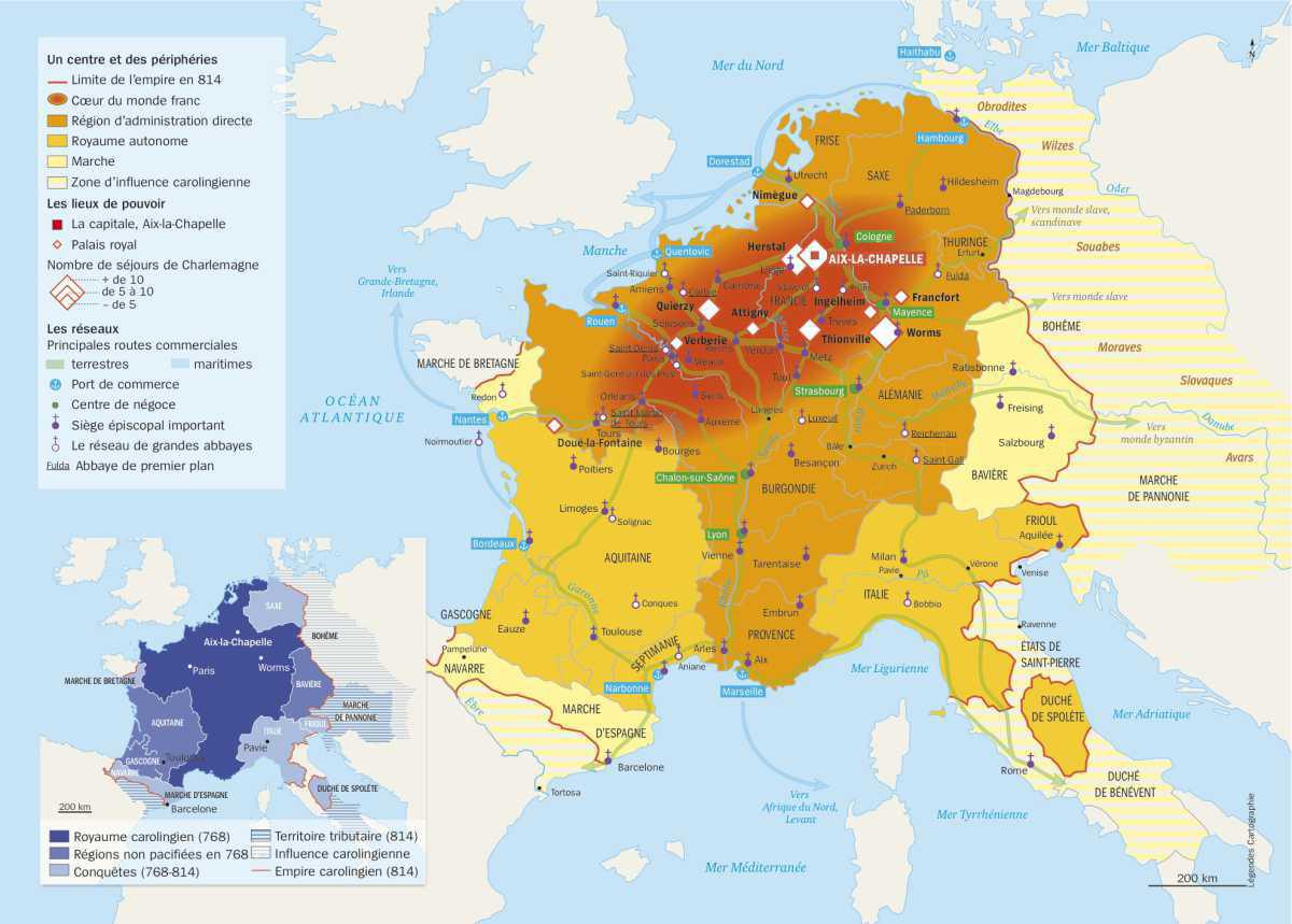 La Division de l’Empire Carolingien La Division de l’Empire Carolingien