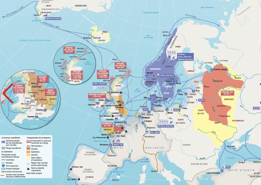 Les Raids Vikings en Europe : Causes, Étendue et Impact