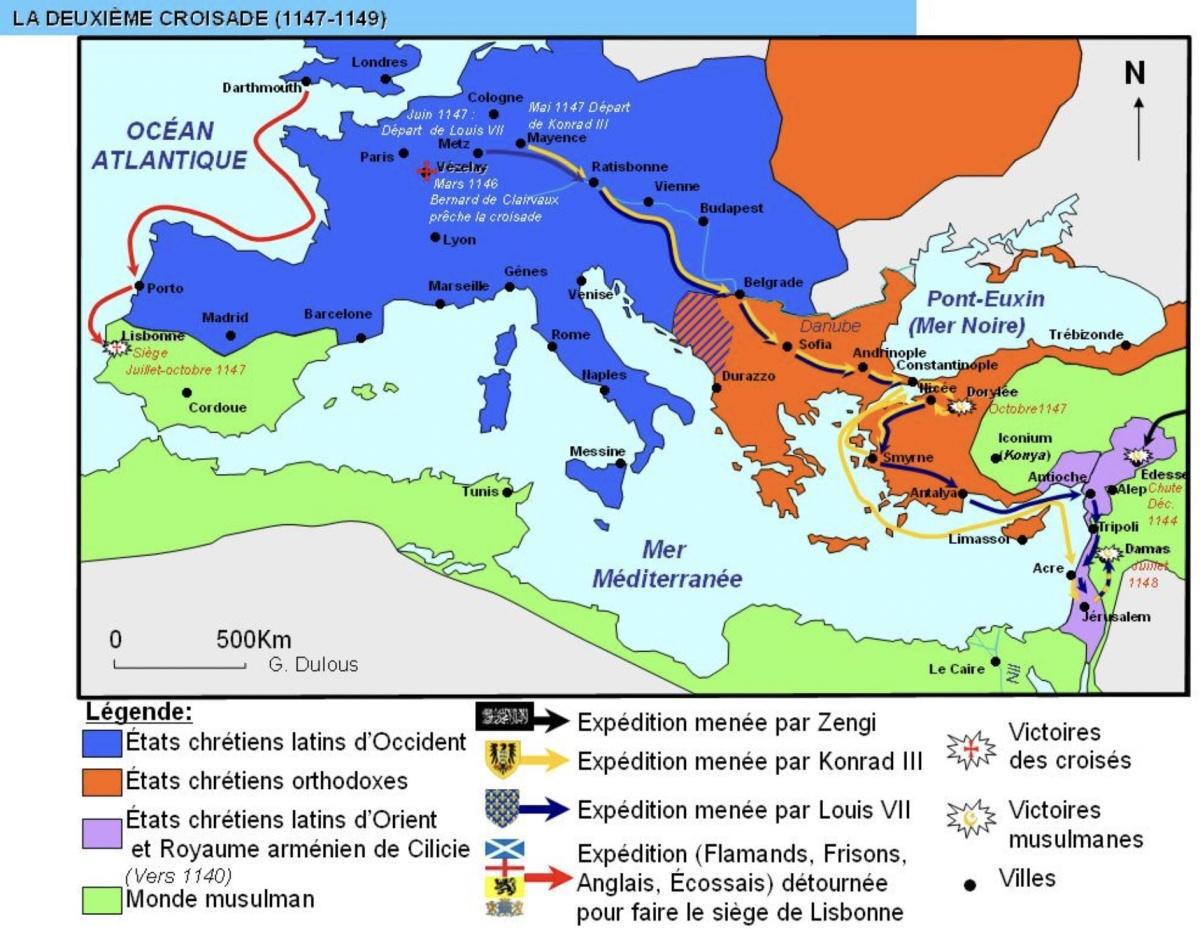La Deuxième Croisade (1147–1150) : Analyse d’un Échec Retentissant La Deuxième Croisade (1147–1150) : Analyse d’un Échec Retentissant
