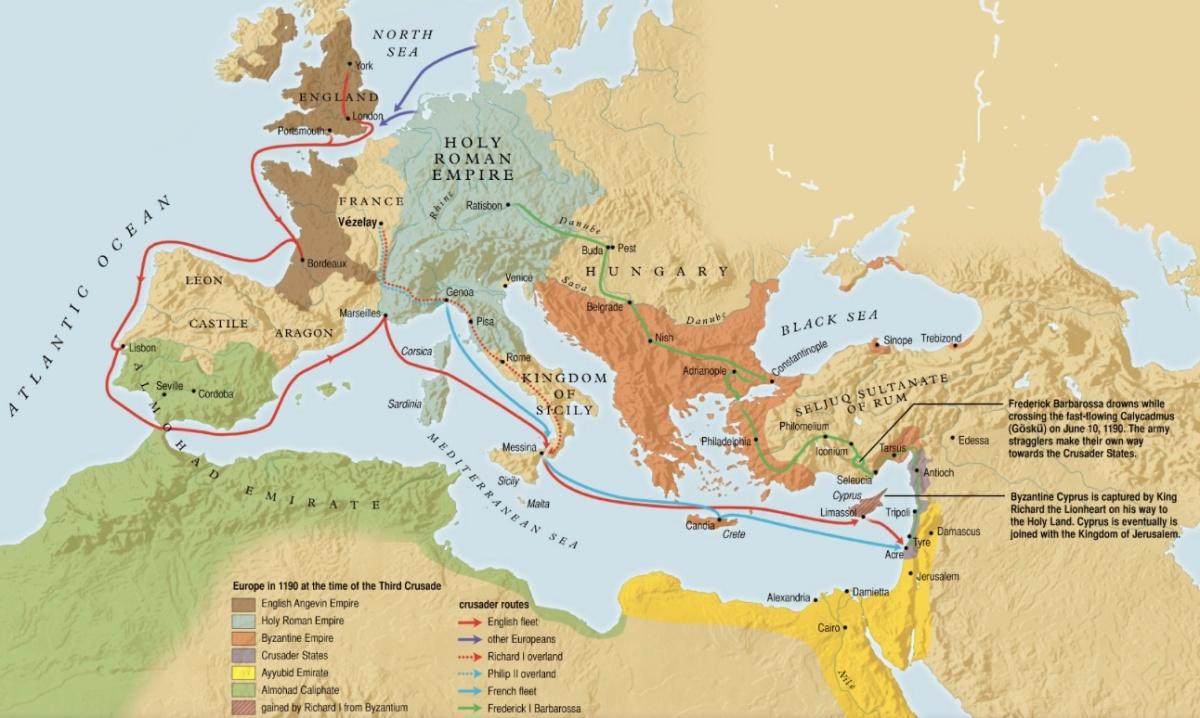 La Troisième Croisade (1189-1192) La Troisième Croisade (1189-1192)