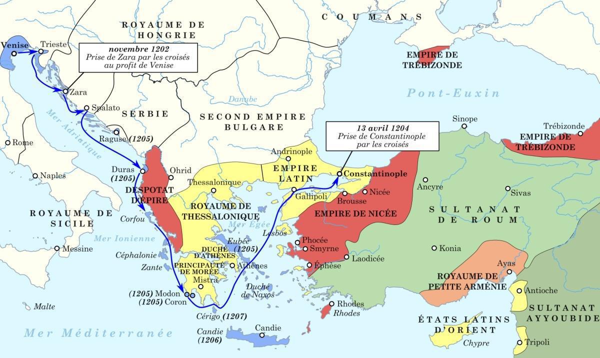 La Quatrième Croisade (1202-1204)