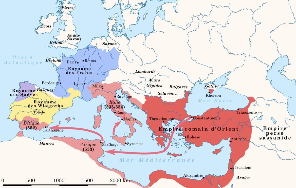 L'âge d'or de Justinien (527-565) L'âge d'or de Justinien (527-565)