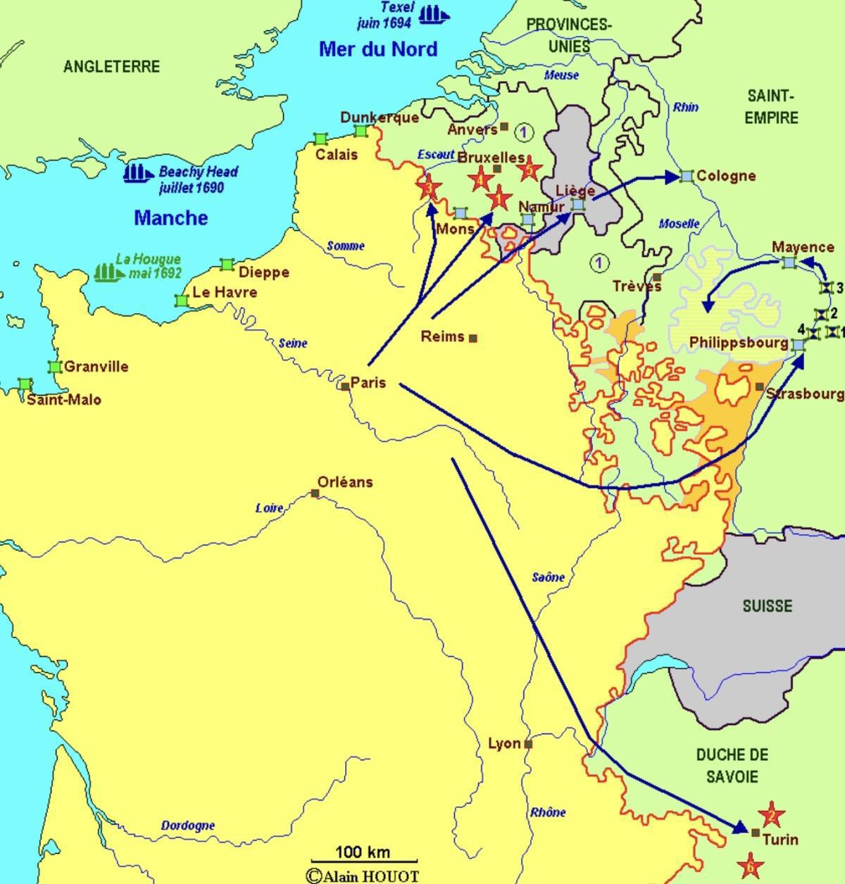 La Guerre de la Ligue d'Augsbourg