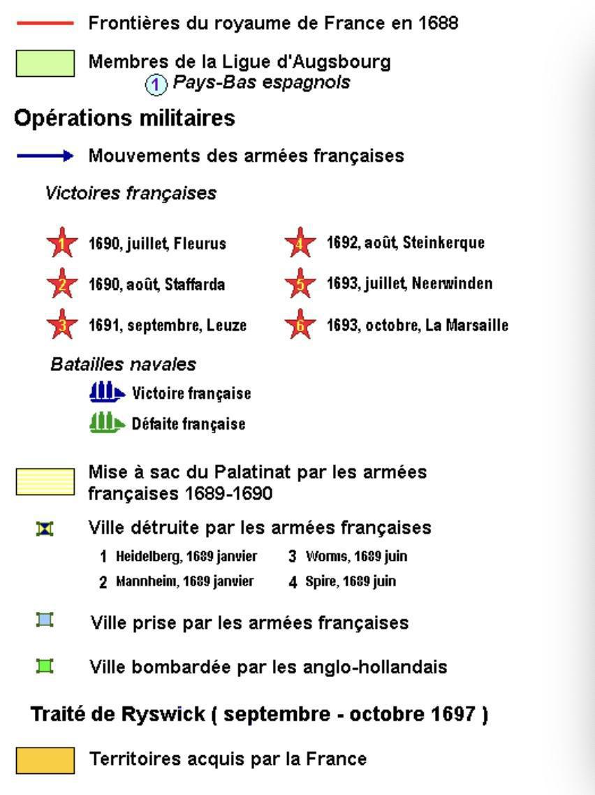 La Guerre de la Ligue d'Augsbourg