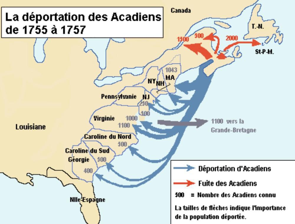 La Déportation des Acadiens La Déportation des Acadiens