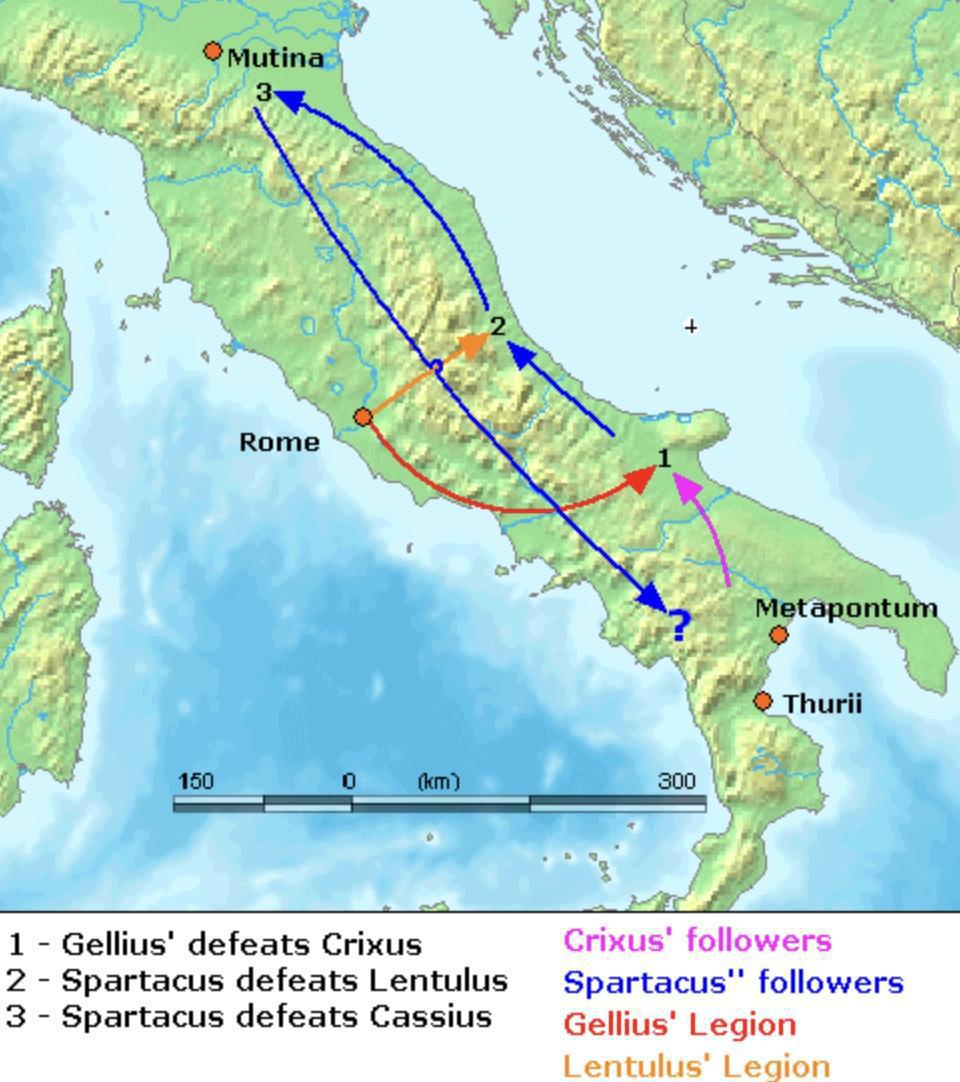 La Révolte de Spartacus (73-71)