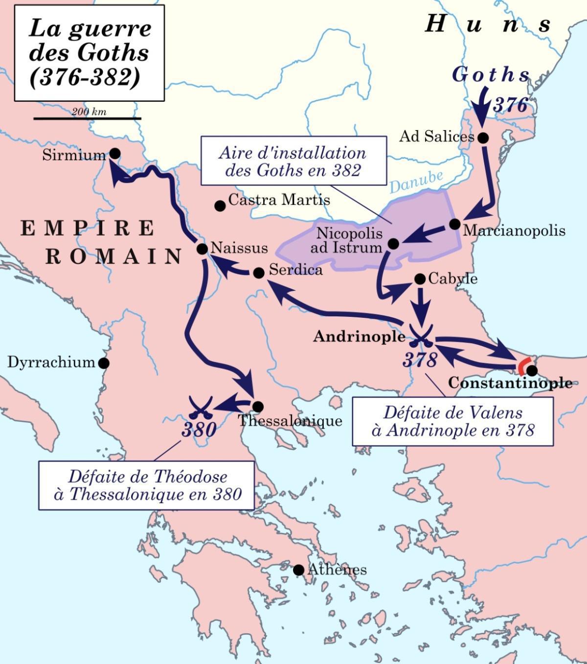 Les grandes invasions et la chute de l’Empire romain d’Occident 