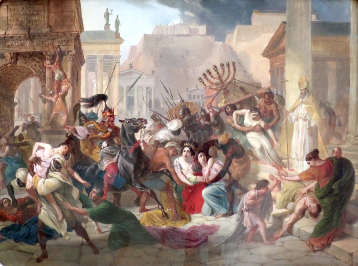 Les grandes invasions et la chute de l’Empire romain d’Occident 