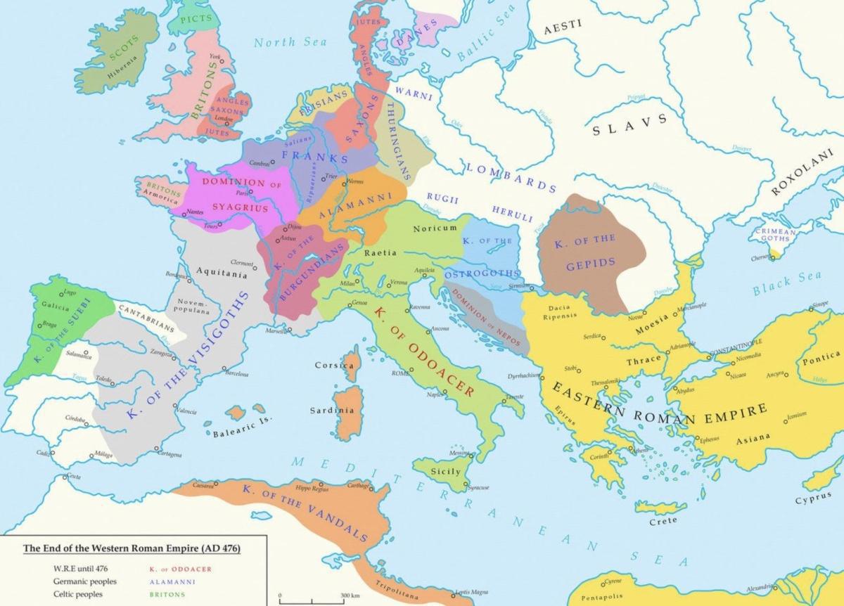 Les grandes invasions et la chute de l’Empire romain d’Occident 