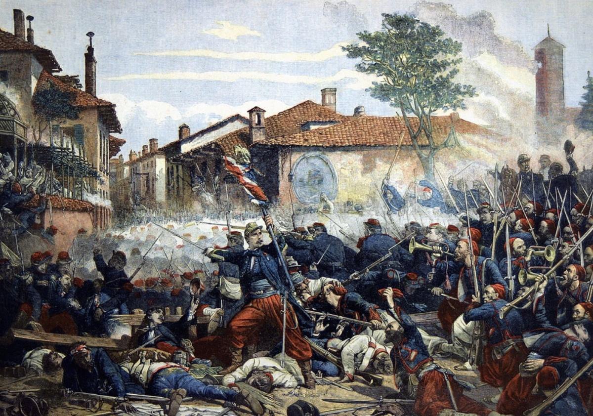 La bataille de Solférino La bataille de Solférino