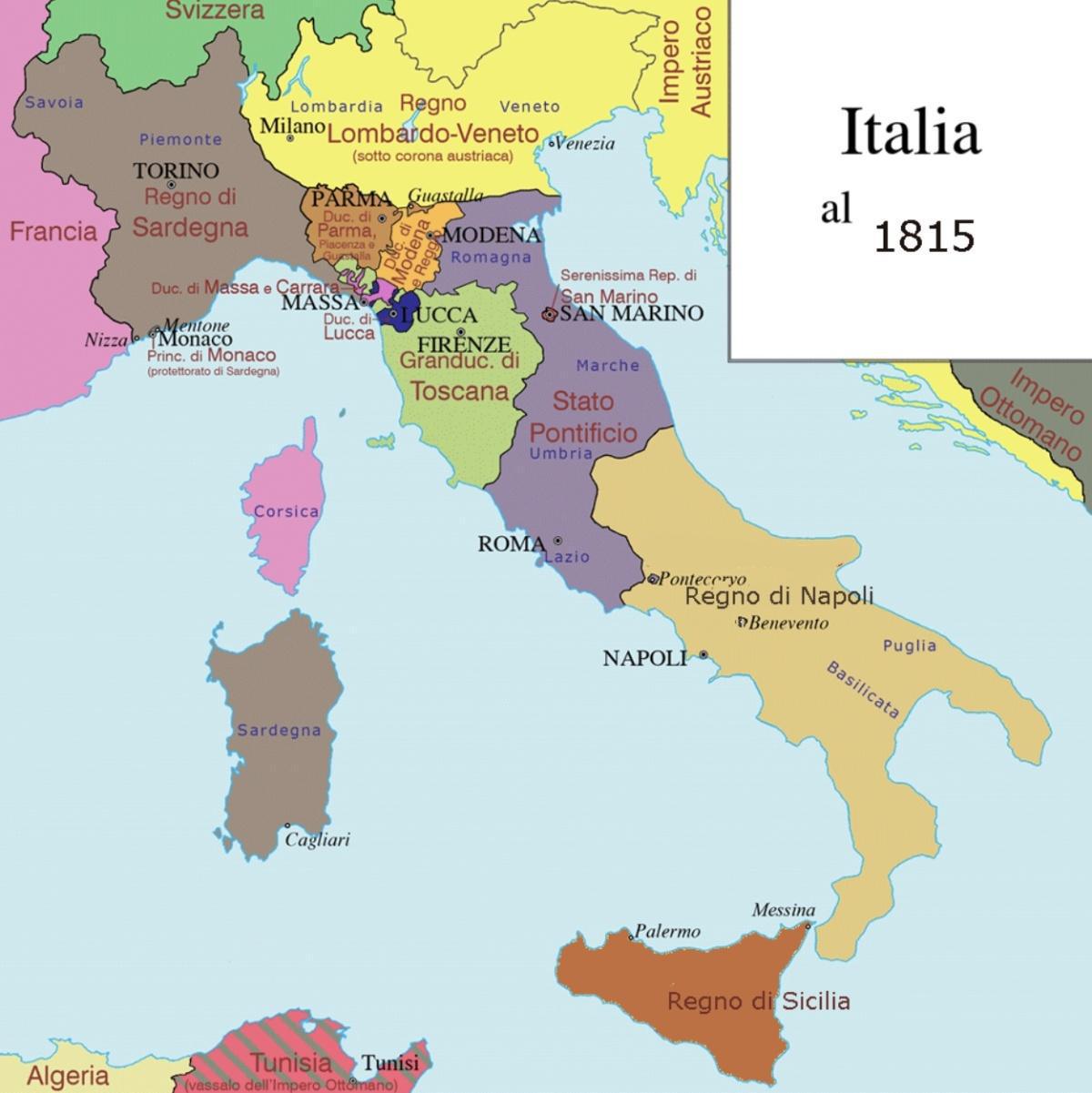 Le Risorgimento : l’unité en germe