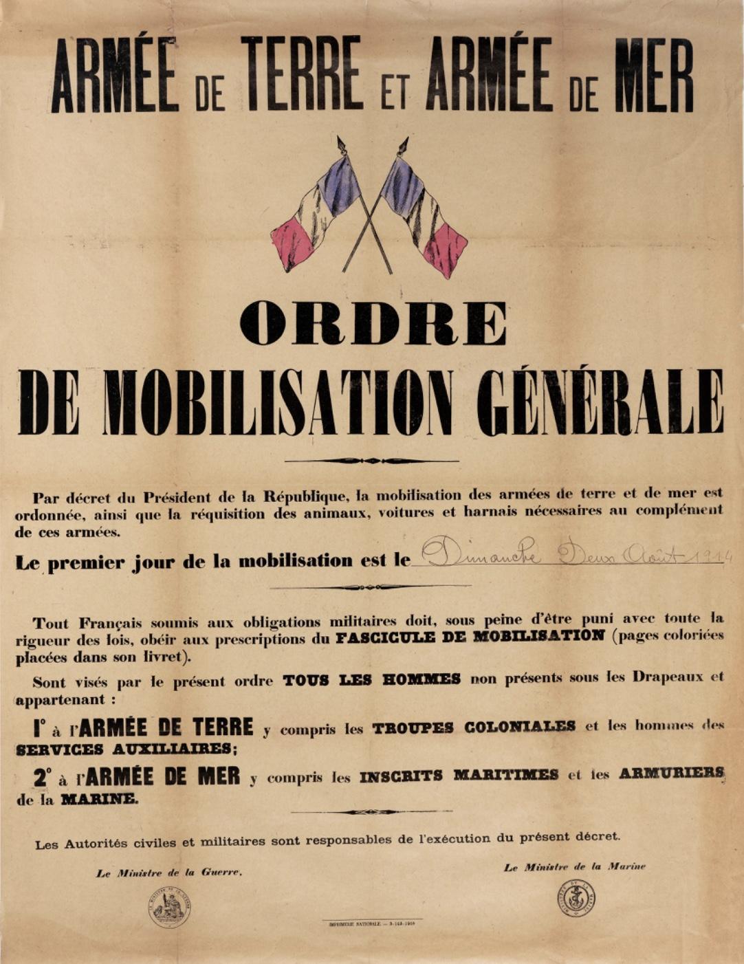 1914 : du Choc des Armées à l’Enlisement