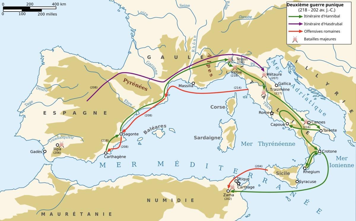 La Deuxième guerre punique (218-201) La Deuxième guerre punique (218-201)