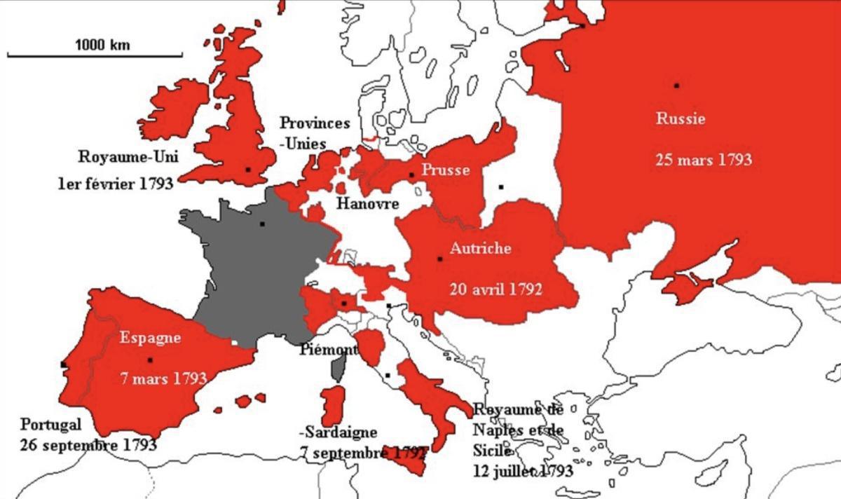 La guerre de la Première coalition (1792-1797) La guerre de la Première coalition (1792-1797)