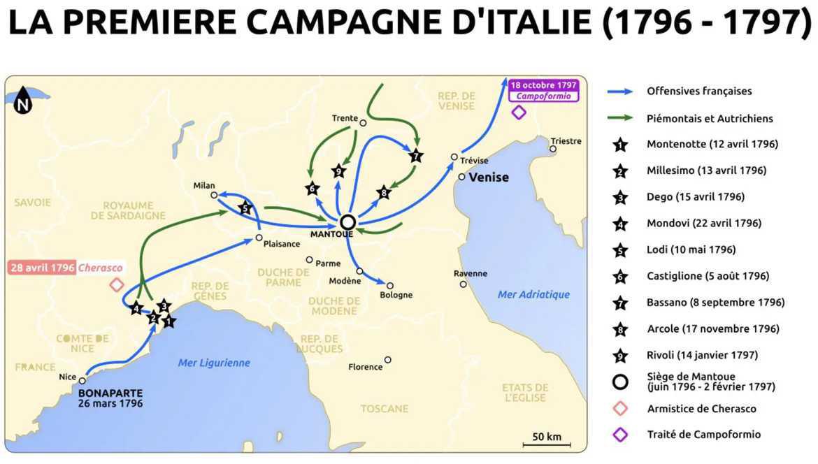 La guerre de la Première coalition (1792-1797)