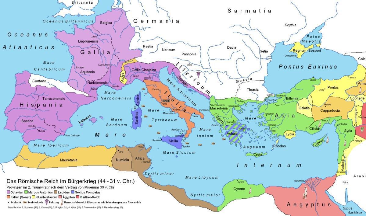 Octave contre Marc Antoine : l'héritage de César Octave contre Marc Antoine : l'héritage de César