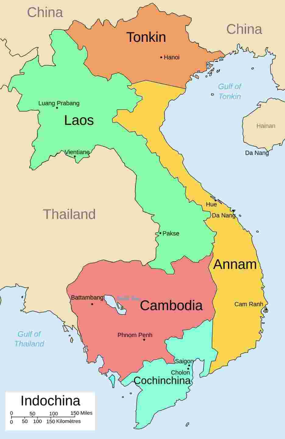 La conquête de l'Indochine