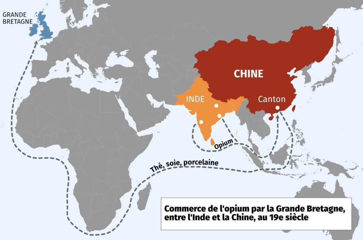 La première Guerre de l'opium (1839-1842)
