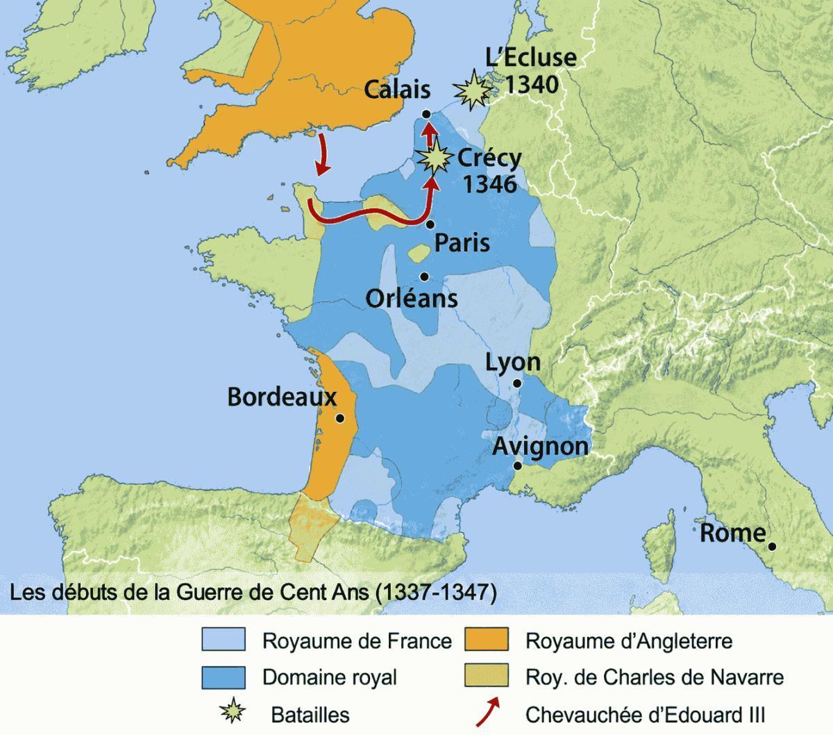 La Guerre de 100 ans : la France en faillite (1346-1360)