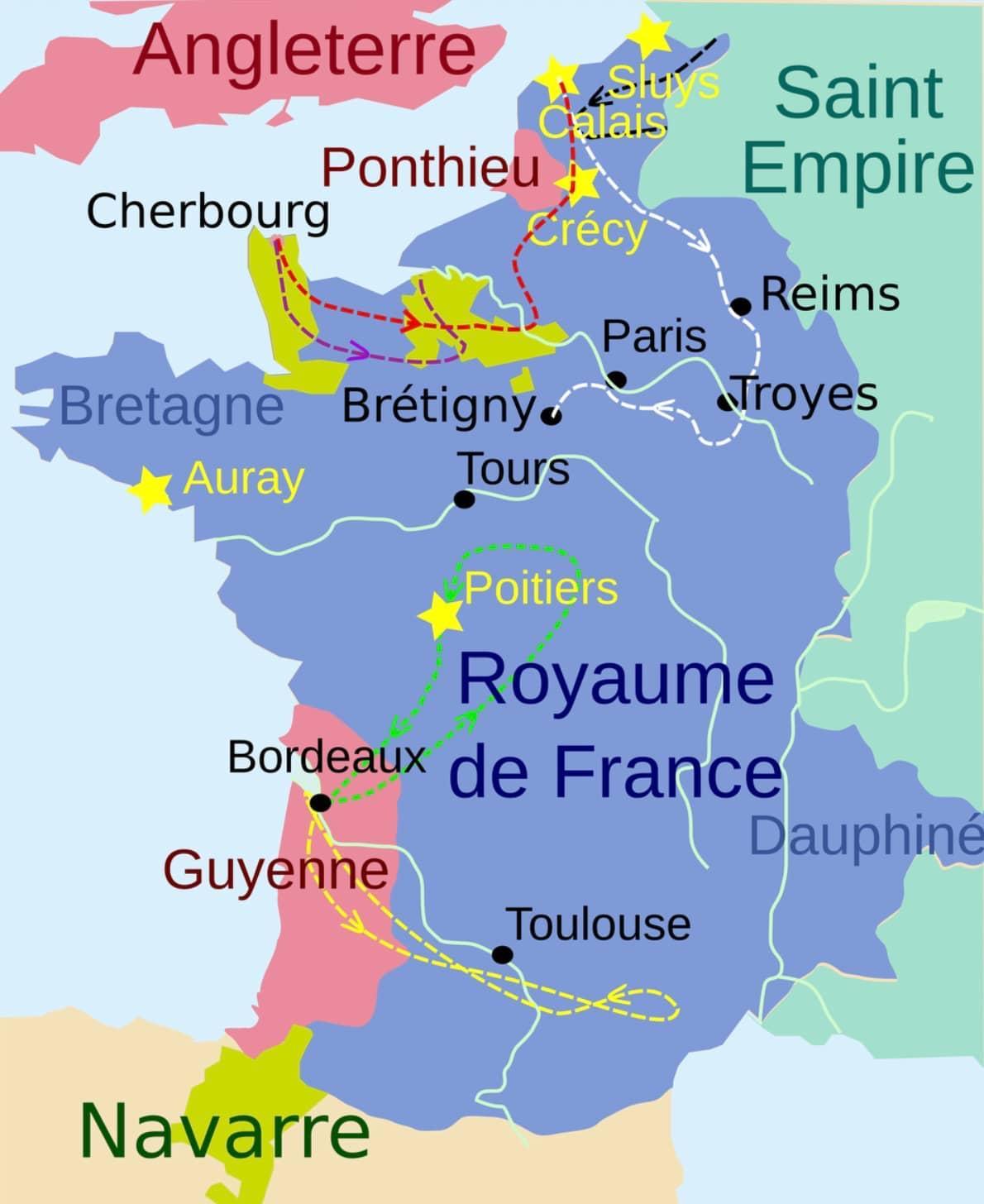 La Guerre de 100 ans : la France en faillite (1346-1360)