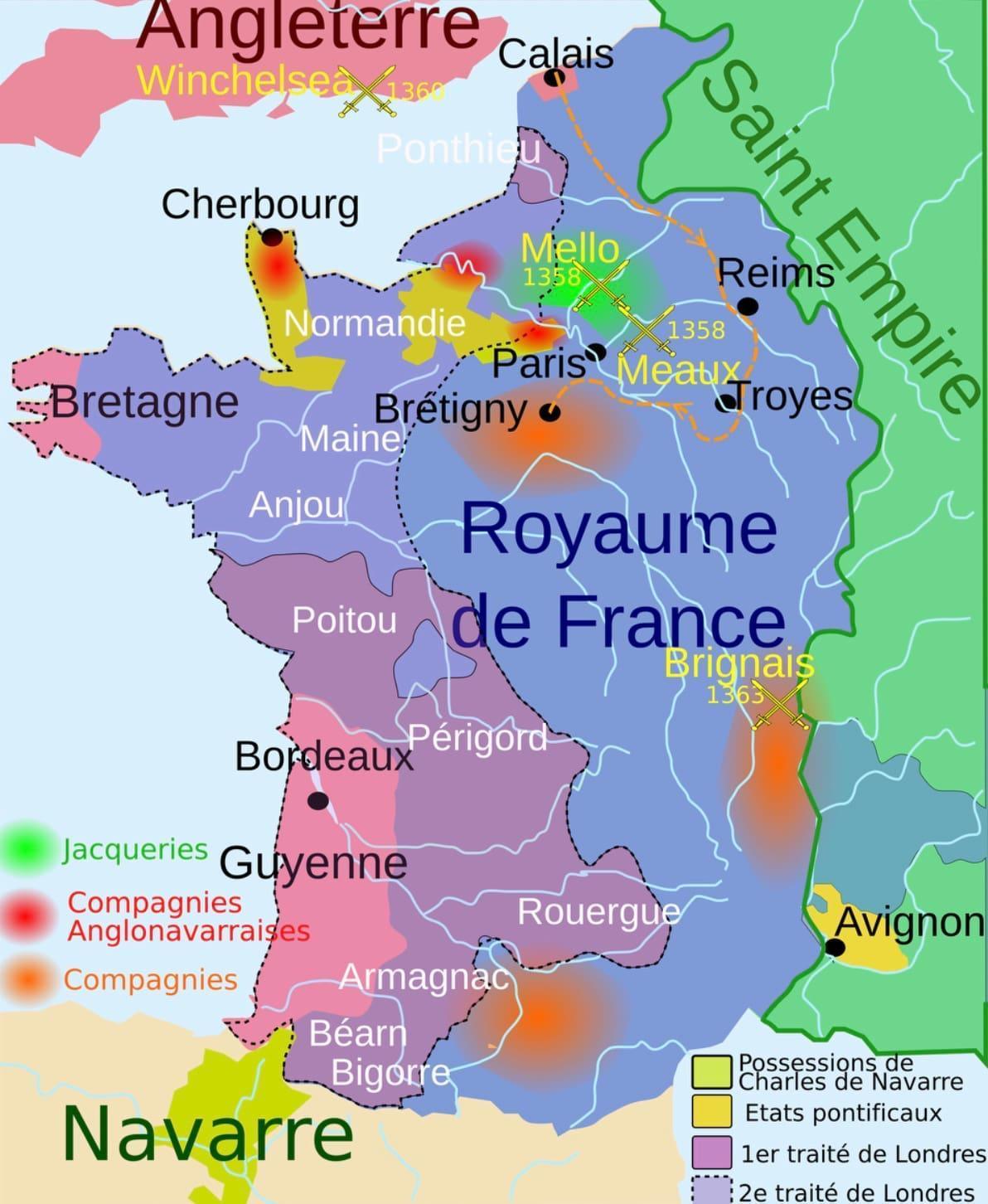 La Guerre de 100 ans : la France en faillite (1346-1360)