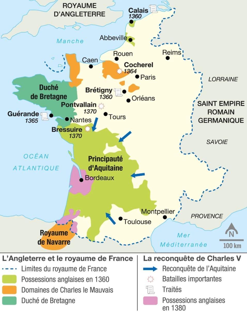 La Guerre de 100 ans : la France Recouvrée (1364-1380)
