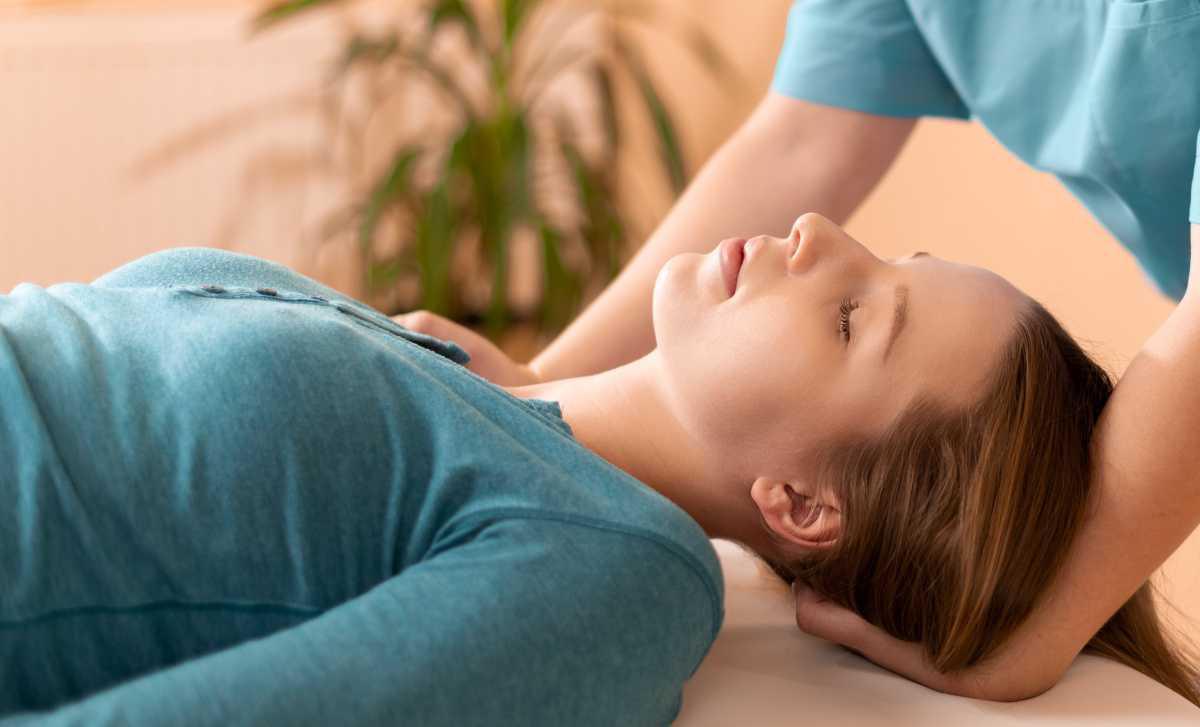 Körpermassage im Freihandstil