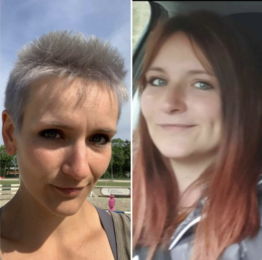 Jahre später, dann Silber gefärbt :)