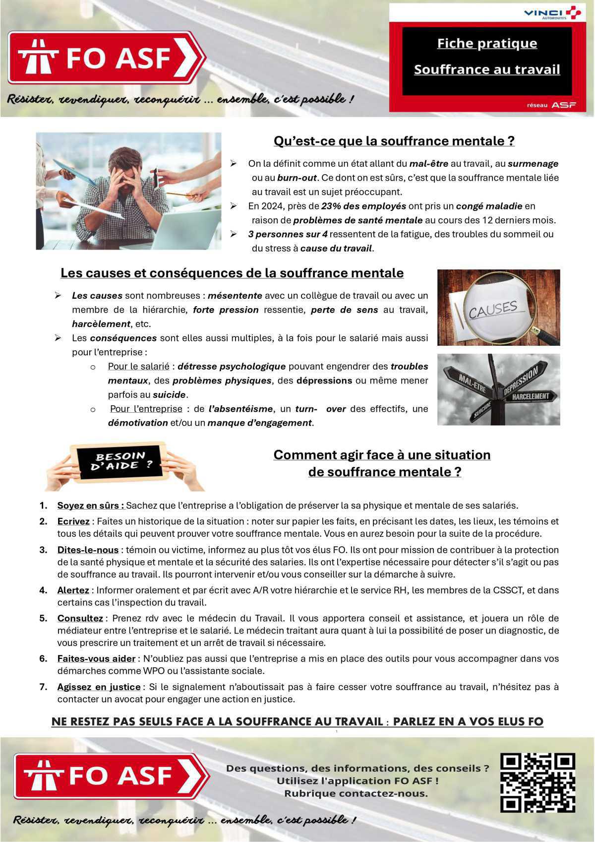 Souffrance au travail
