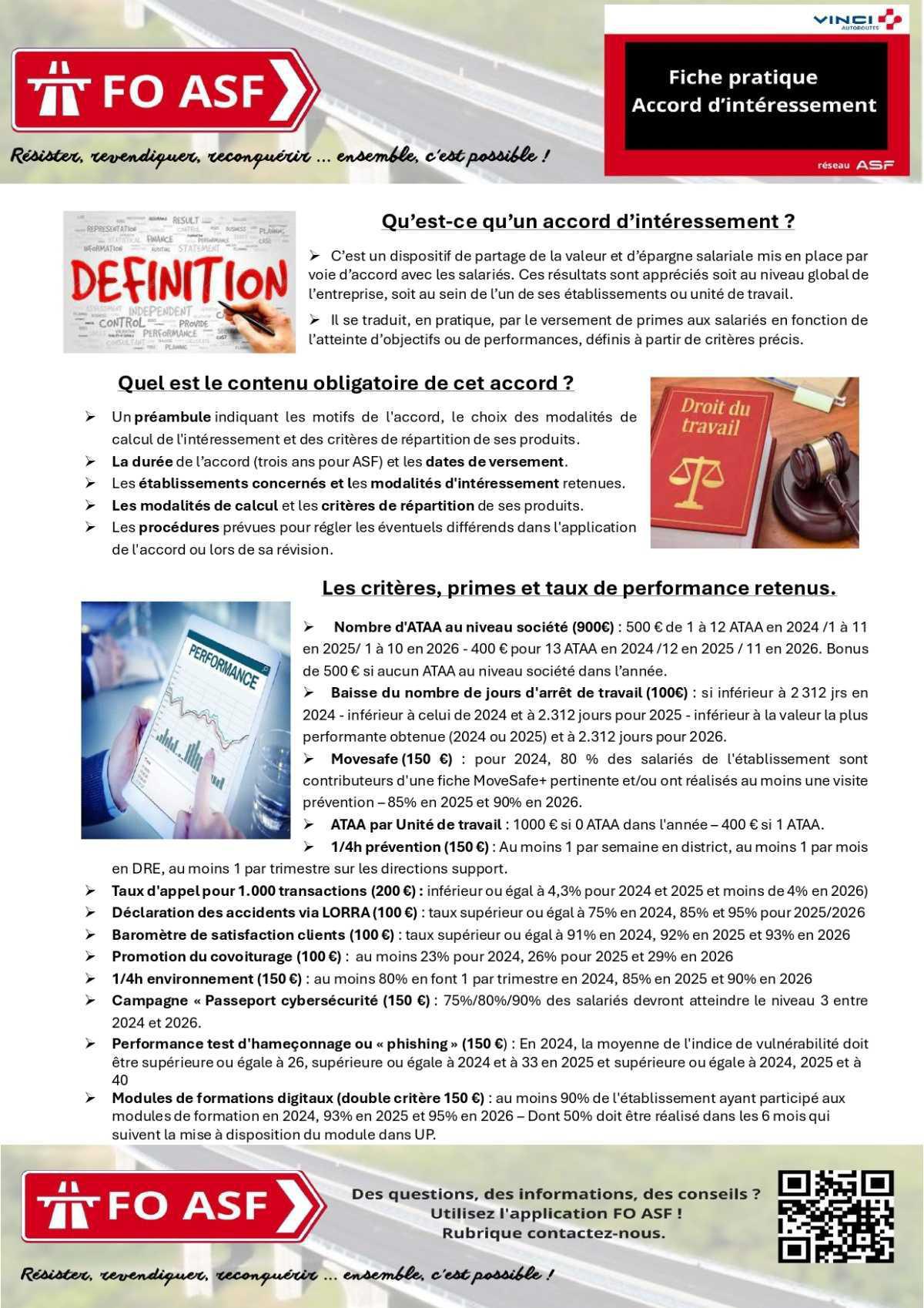 Intéressement 2024 - 2026
