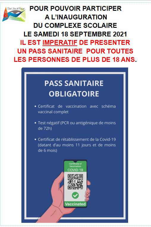 INAUGURATION COMPLEXE SCOLAIRE - 18 SEPTEMBRE 2021
