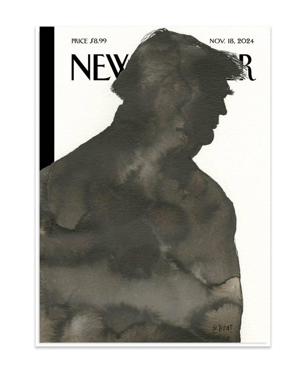 الغلاف الجديد مع ترامب