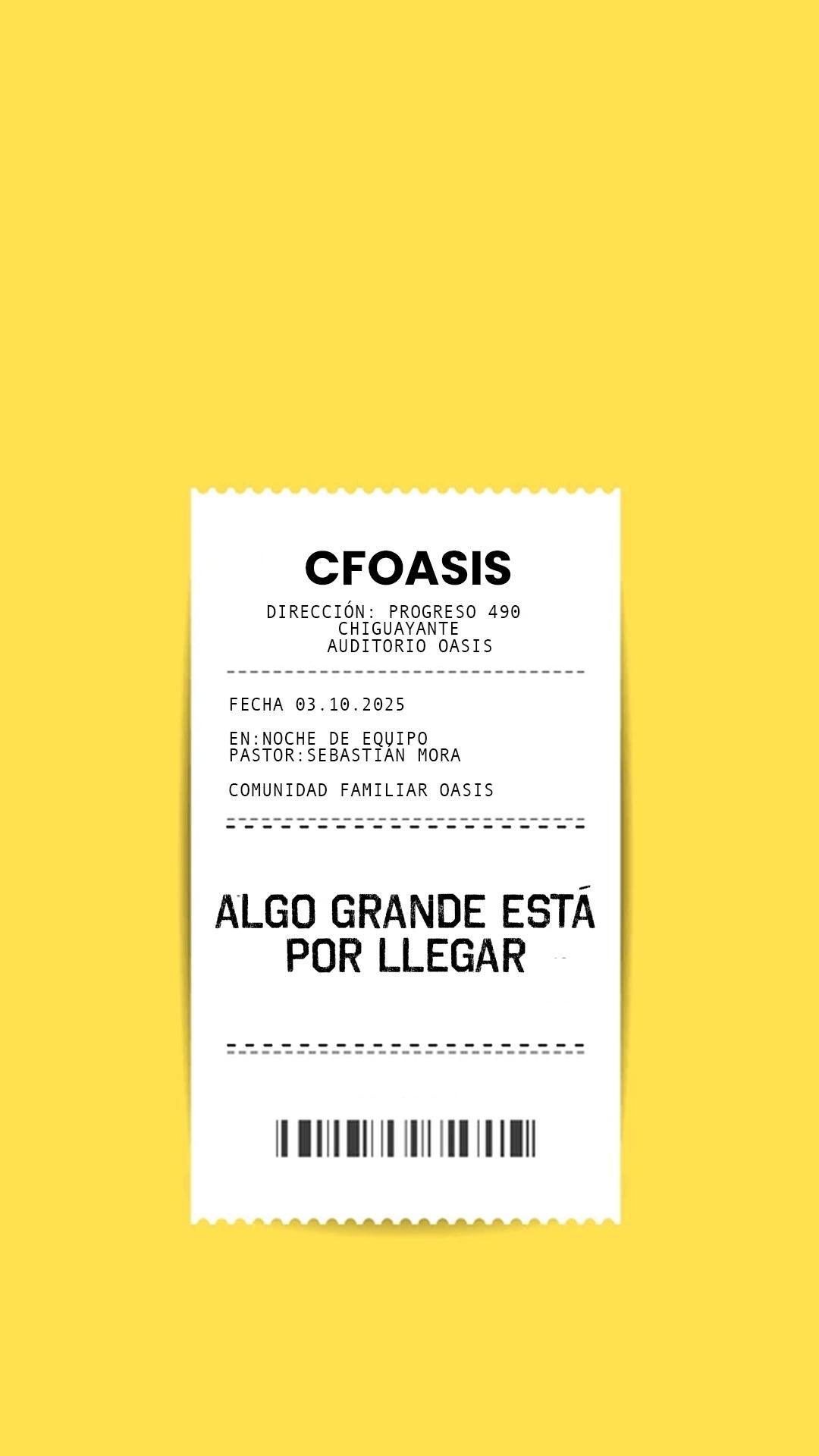 ALGO GRANDE ESTÁ POR LLEGAR