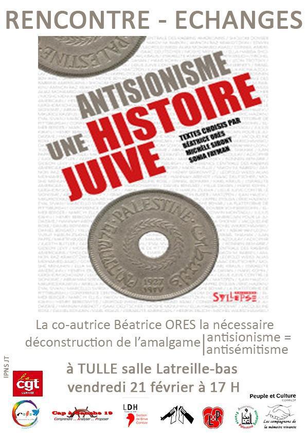 Conférence " Antisionisme, une histoire juive"
