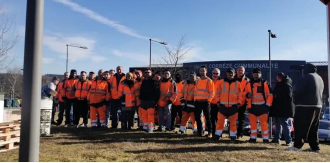 Agents territoriaux de la Haute-Corrèze Communauté en grève Agents territoriaux de la Haute-Corrèze Communauté en grève