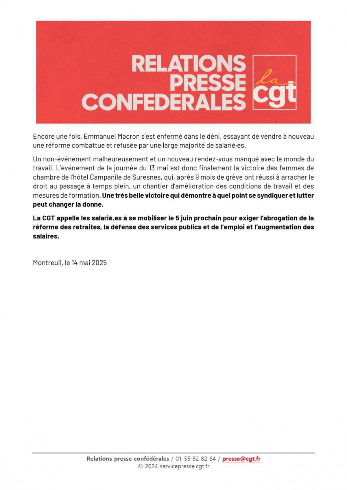 3 heures d’émission et rien à annoncer aux travailleurs et aux travailleuses