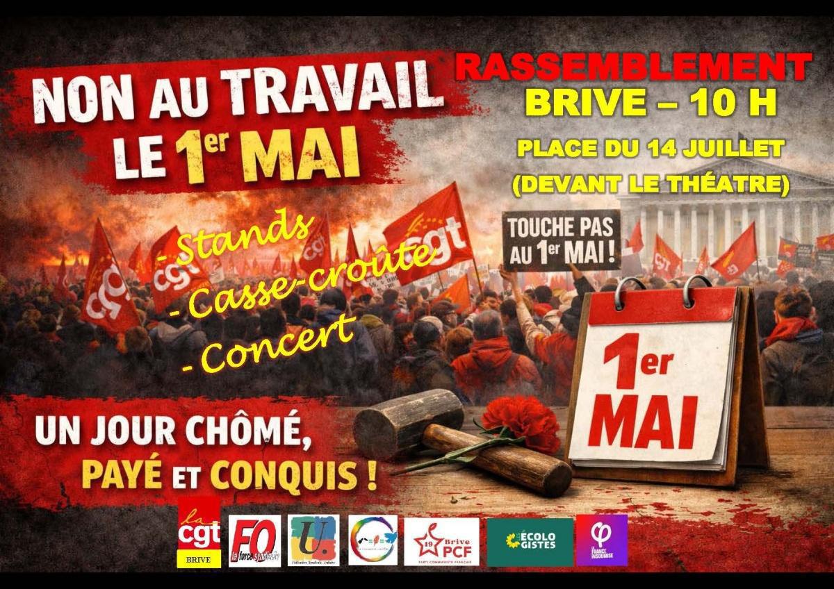 1er mai en Corrèze : Du pain, la paix et la liberté 