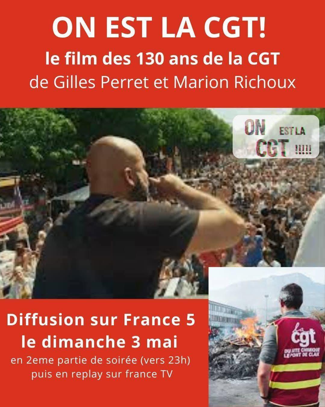 Le film des 130 ans de la CGT sur France TV Le film des 130 ans de la CGT sur France TV