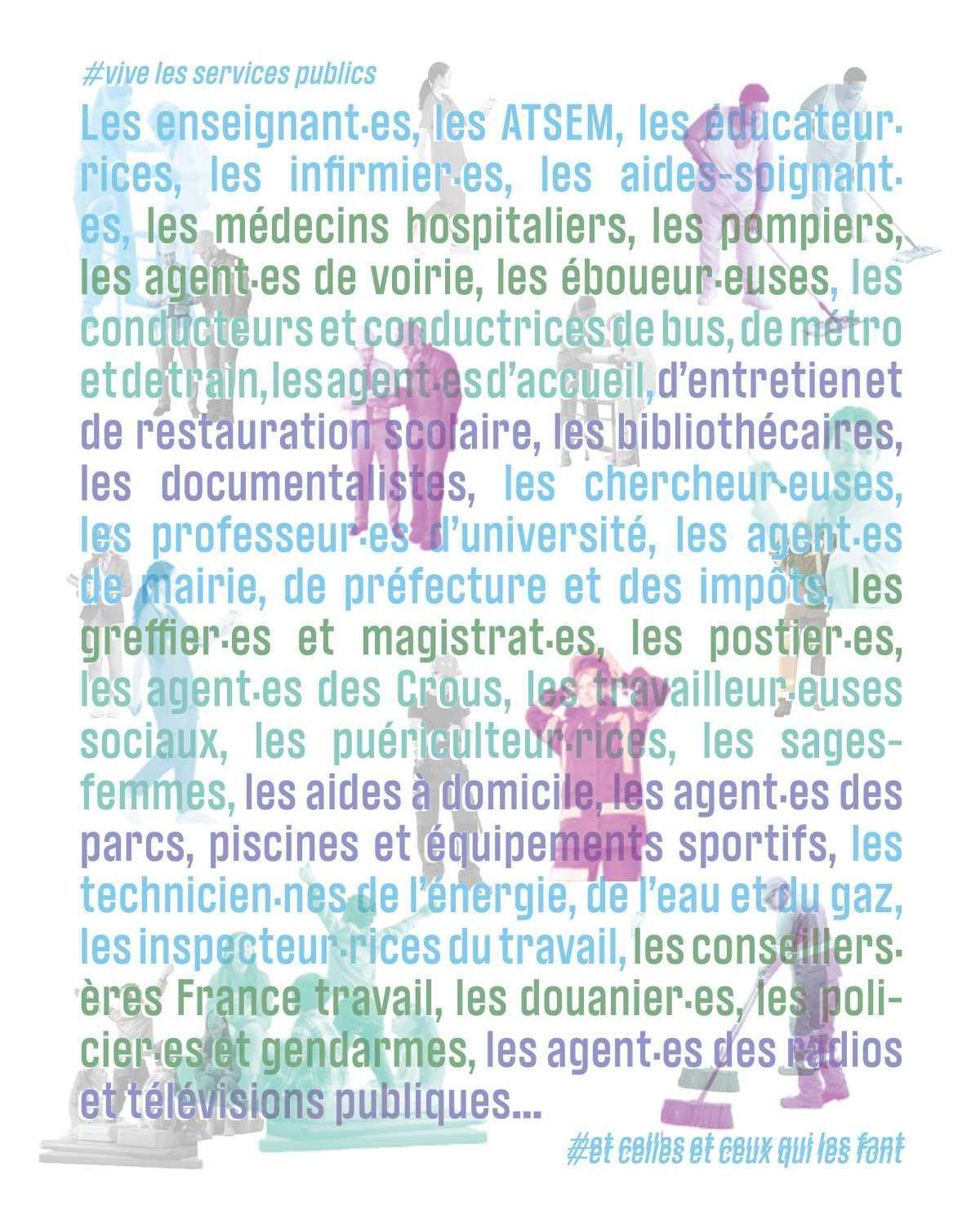 29/09 Manifestation intersyndicale départementale pour les services publics
