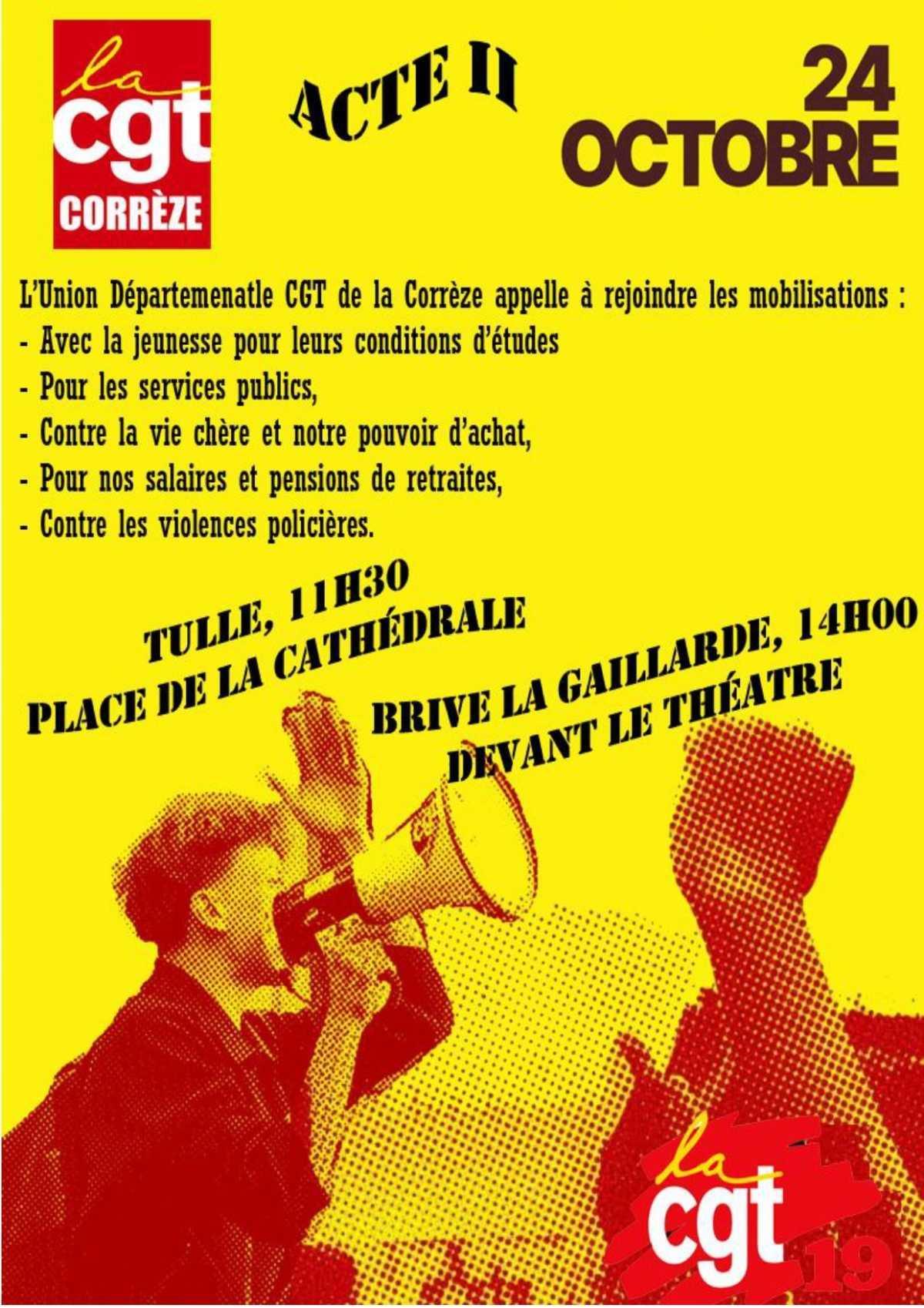 24/10 Acte 2 empêché par la préfecture : Interdiction de se rassembler et de manifester 24/10 Acte 2 empêché par la préfecture : Interdiction de se rassembler et de manifester