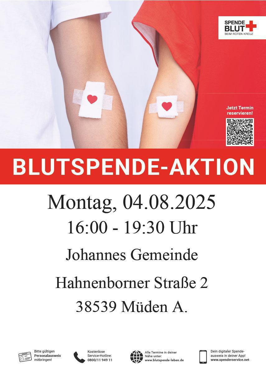 Blutspende Müden
