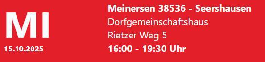 Blutspende Seershausen