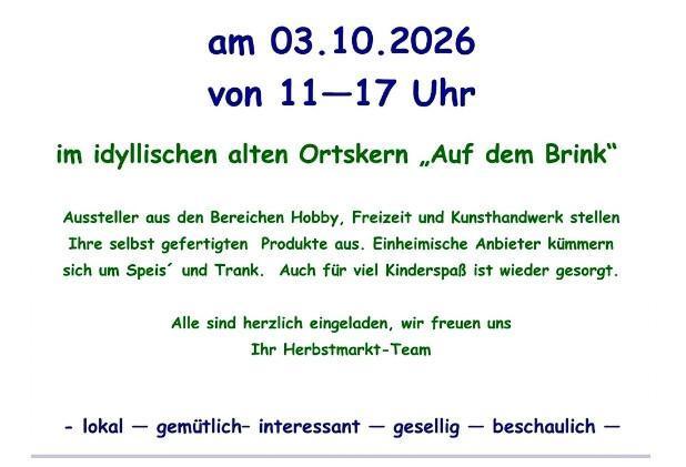 Herbstmarkt Hillerse