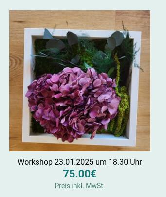 DesignmitGruen - Workshop "Mach dir Dein Moosbild" 