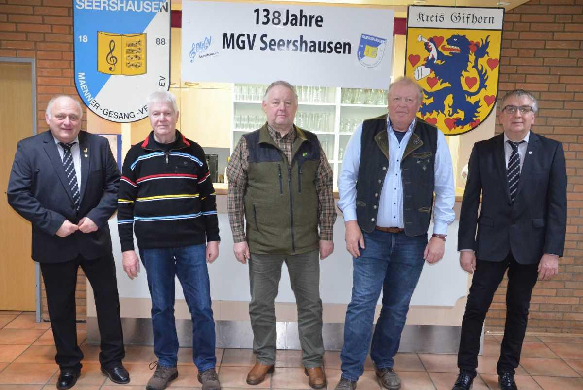 Der MGV Seershausen hatte zur Mitgliederversammlung geladen